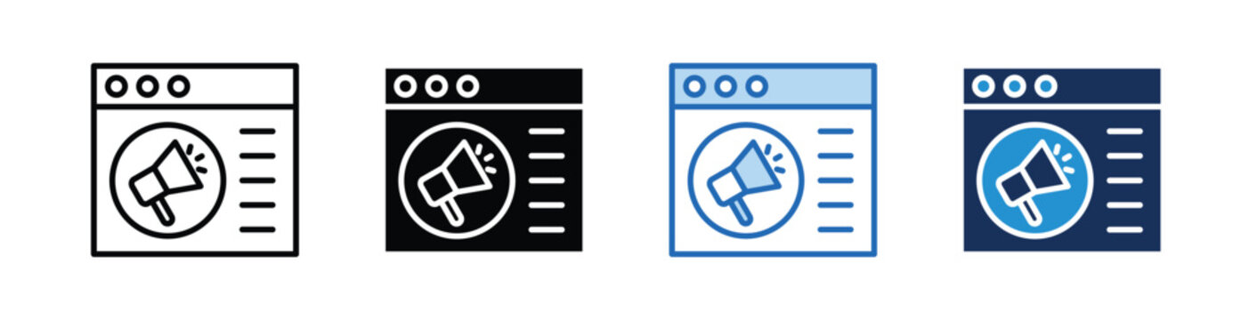 Landing Page  Icon Collection With Multiple Styles