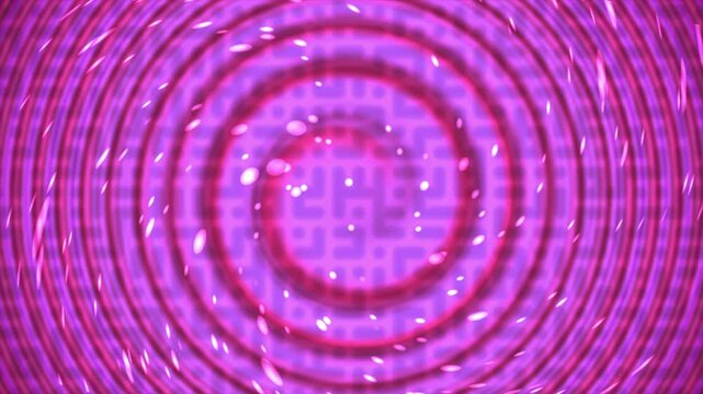 Abstract purple spiral background with hypnotic swirling pattern and glowing light effects.