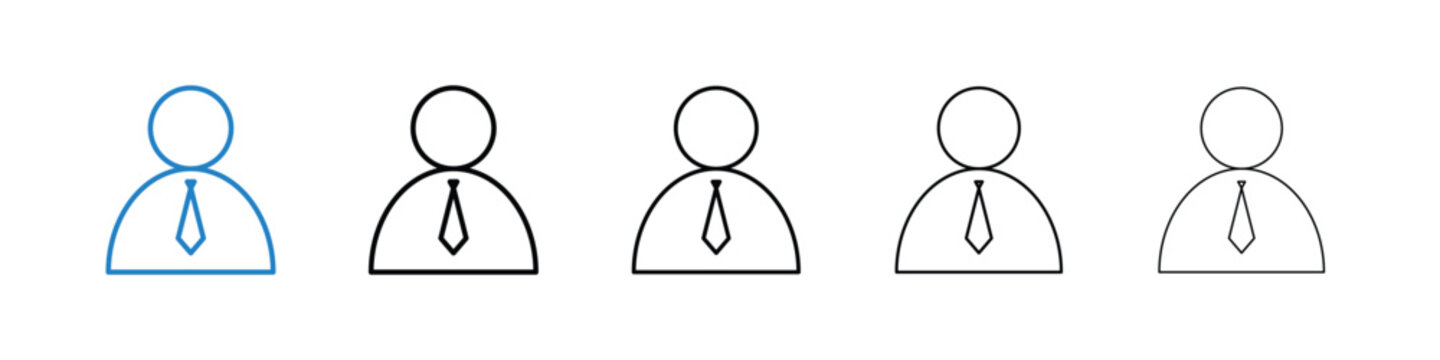 Admin icon bundle vectors illustrations