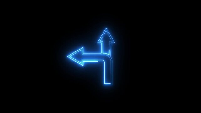 Direction location icon animation.