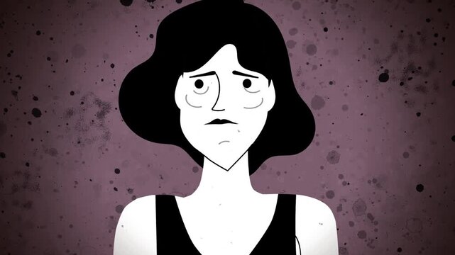 woman with anorexia gradually losing weight