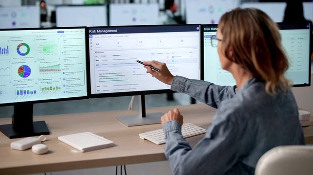 Risk Manager Reviews Enterprise Threat Assessment