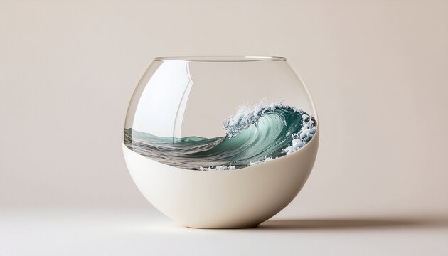 閉じ込められた海、アート