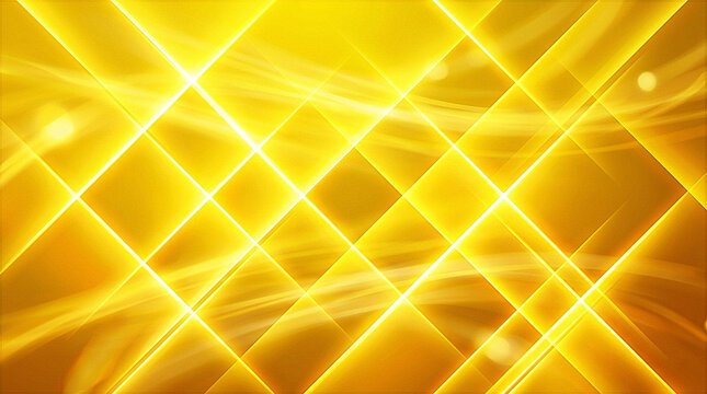 yellow color template Gradient geometric background with glow and soft yellow light