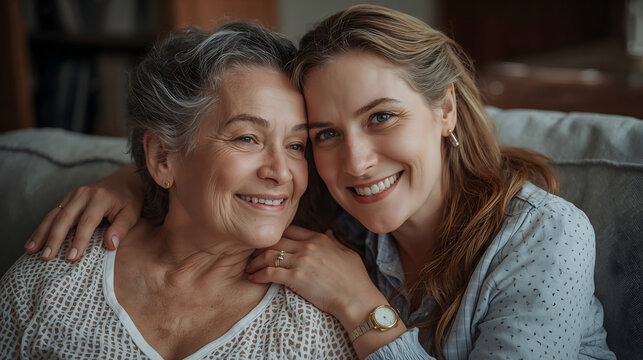 Women celebrating lifetime partnership showing happy togetherness with committed expressions and shared life details creating lasting professional love generative AI