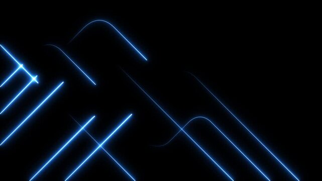Abstract geometric Circuit connect lines and dots.Simple technology graphic background.Illustration Vector design Network technology and Connection concept.4k motion graphics video animation