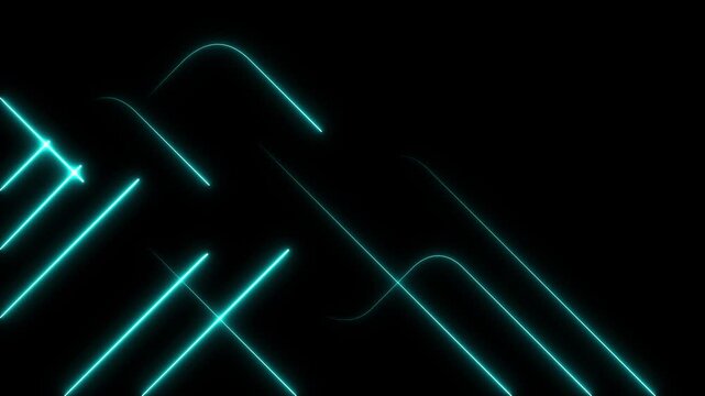 Abstract geometric Circuit connect lines and dots.Simple technology graphic background.Illustration Vector design Network technology and Connection concept.4k motion graphics video animation