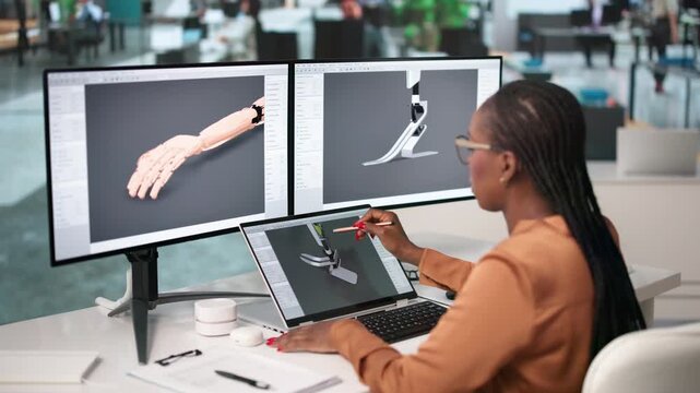 Biomedical Engineer Creates Precise Prosthetic Leg Design