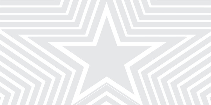 Abstract Silver Star Seamless Geometric Circuit Maze Pattern Vector Background on Black with Technology Labyrinth Texture for Wallpaper and Digital Design