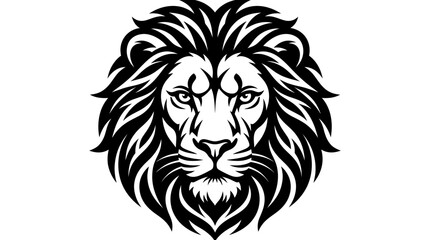 Obraz premium A majestic lion's face with a fierce expression emerges from the darkness AiZaSyDtFAsorsOCAxTnT_BTX61--pjKsSzhqVc in a nanang he 61 eps illustration.