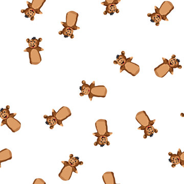pattern monkey hand puppet cartoon. monkey hand puppet sign vector