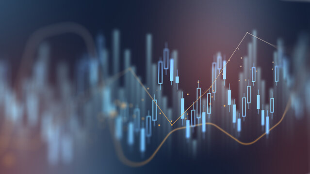 Traders analyze charts to track market trends and make decisions during trading sessions