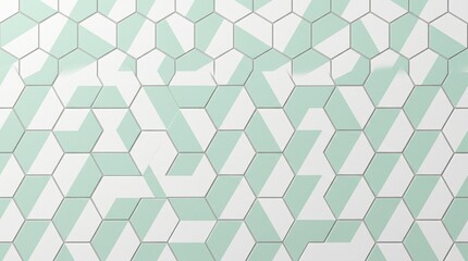 Abstract geometric pattern with hexagonal tiles illustration