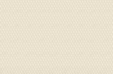 Fototapeta premium synthetic diamond ripstop fabric with geometric texture and rhombus pattern Warm Beige background