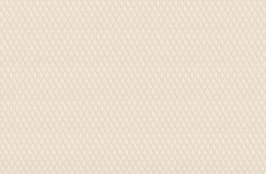 synthetic diamond ripstop fabric with geometric texture and rhombus pattern Warm Beige background