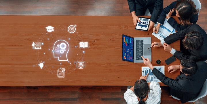 Concept of education and continuous learning. A network of e-learning resources for training, acquiring knowledge, and developing new skills for personal and professional growth. Fermion