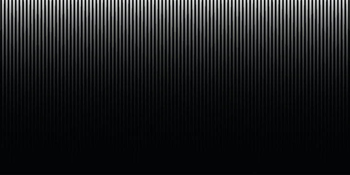 Abstract black and white vertical lines background. Monochrome minimalist halftone stripe pattern.
