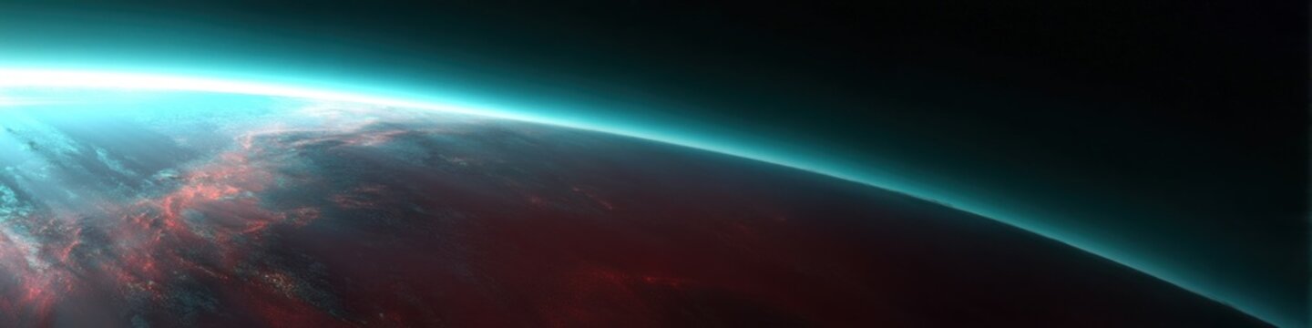 planet earth in space