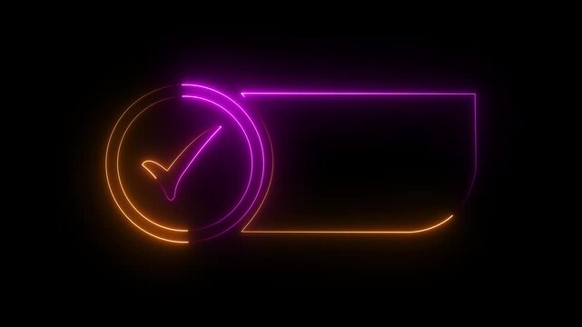 glowing neon FDA Approved icon Food and Drug Administration label. FDA Approved Check Mark icon. FDA Approval icon and Medical Research, Healthcare Regulation and Pharmaceutical Process