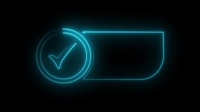glowing neon FDA Approved icon Food and Drug Administration label. FDA Approved Check Mark icon. FDA Approval icon and Medical Research, Healthcare Regulation and Pharmaceutical Process