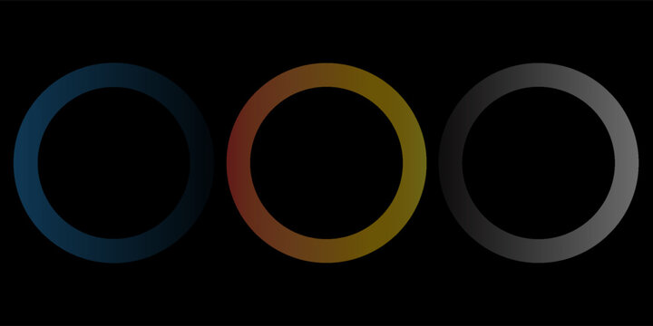 Gold, silver and bronze metal circle frames 3d vector realistic illustration. First, second and third place medals or buttons isolated on white background. Certified. Quality blank, empty badge set.