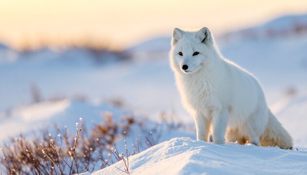 fox in snow