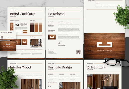 Brown And Black Interior Brand Guidelines