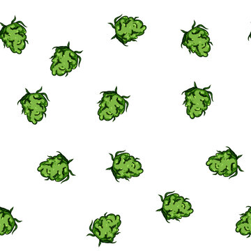 pattern edibles weed bud cartoon. concentrates hash, shatter wax, oil vape edibles weed bud sign vector