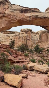 Hickman Bridge Trail in Capitol Reef, Utah