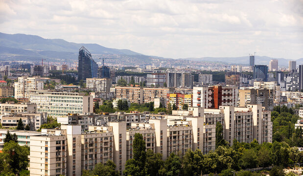 City landscape of Sofia, Bulgaria