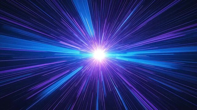 Abstract background with bright light streaks and motion blur effect