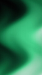 Fototapeta premium Abstract green gradient background with smooth waves. Blurred mesh texture creating a soft, fluid wallpaper. Modern backdrop for presentations, web design, and digital art