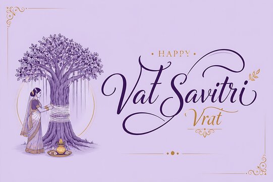 Indian women celebrating Vat Savitri Vrat, Vat Purnima (Pournima), Savitri Amavasya, Bargad Pooja, and the Banyan Tree Festival.