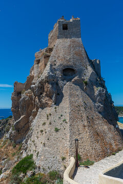Fortezza e Abbazia di Santa Maria a Mare. Isola di San Nicola - Isole Tremiti - Foggia - Puglia - Italia