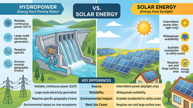 Hydropower versus solar energy a comparative analysis of renewable energy sources