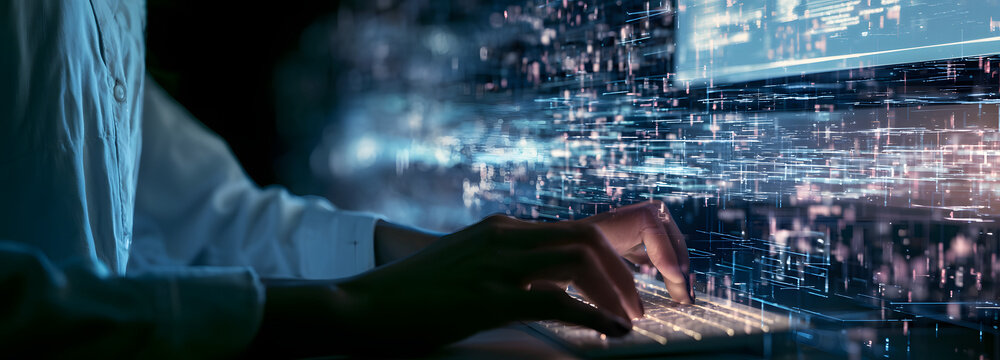 For business, data analytics, and data science are involved; abstract data flows across networks. Analysts utilize computers for analysis, transferring complex tasks to ai algorithms and deep machine 