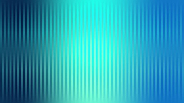 Abstract neon blue and turquoise vertical lines background with clean geometric stripes and dynamic gradient color transition loop for high tech creative digital design