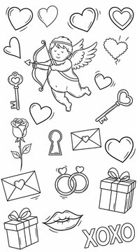 Cupid's Arrow and Whispers of Love