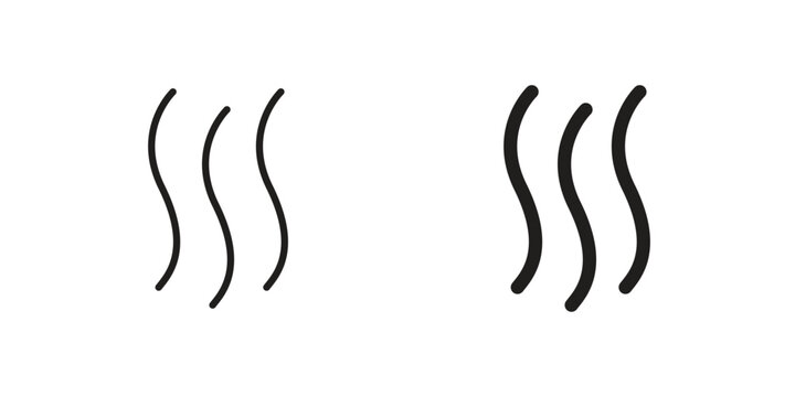 Hot icon Design Illustrations. editable web icons