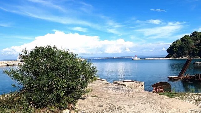 Albania, Sazan Island, the largest island in Albania