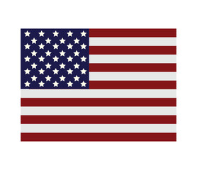 Obraz premium United States Flag Vector – Patriotic American Banner Illustration for Independence Day, Memorial Day, Veterans Day and Holiday Graphics