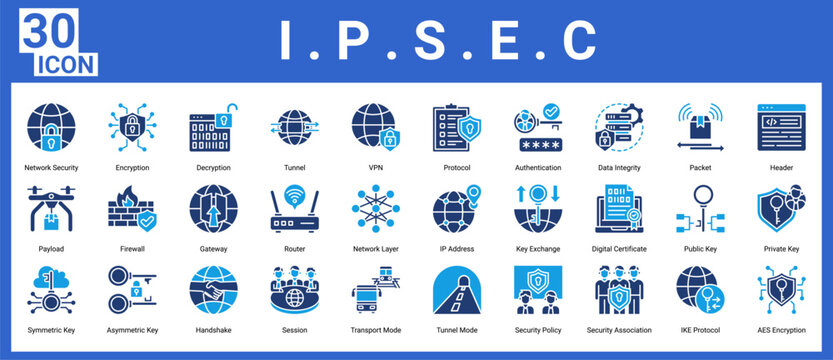 Ipsec icon pack and collection