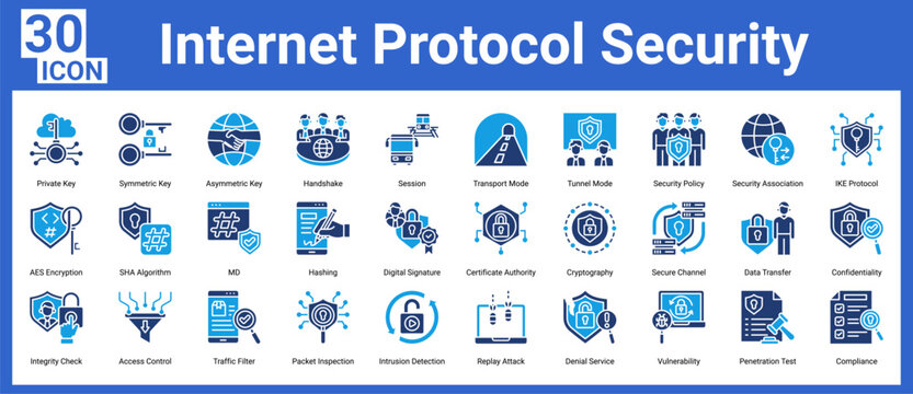 Internet Protocol Security icon pack and collection