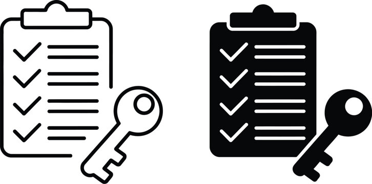 Key Takeaway Icon Design for Summary, Insight, and Important Information Highlight Concepts