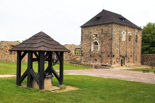 Cheb castle, partially ruined castle in the town of Cheb in western Bohemia, Czech Republic