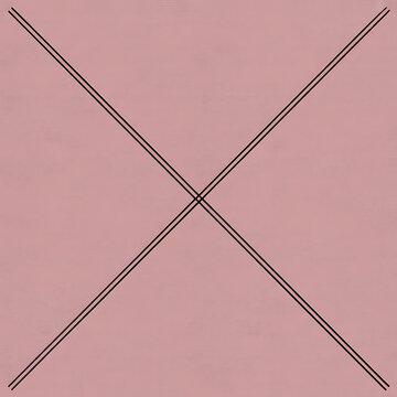 Minimalist geometric background featuring crossed parallel lines forming an abstract pattern on muted pink textured canvas backdrop suitable for modern graphic design digital art projects today.