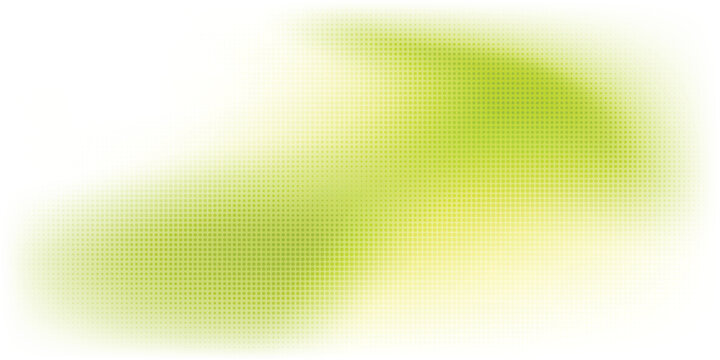 Abstract green and yellow Halftone Gradient Background with Square Dot Grid Texture Design
