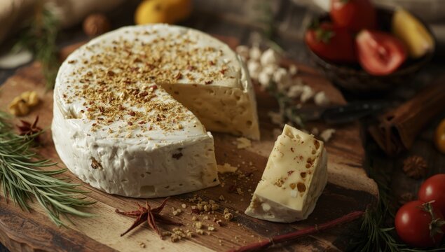Traditional flavorful cheese with cumin and spices key to summer solstice feast