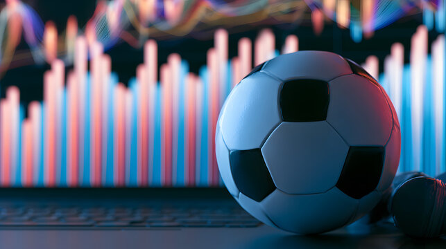 For an online soccer game, analytics and statistics combined with digital sports prediction, leaving room for additional copy