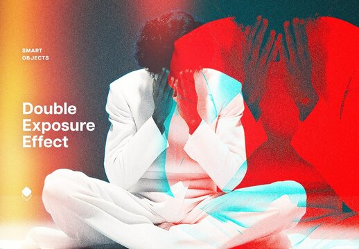 Double Exposure Photo Effect For Poster And Album Cover Design